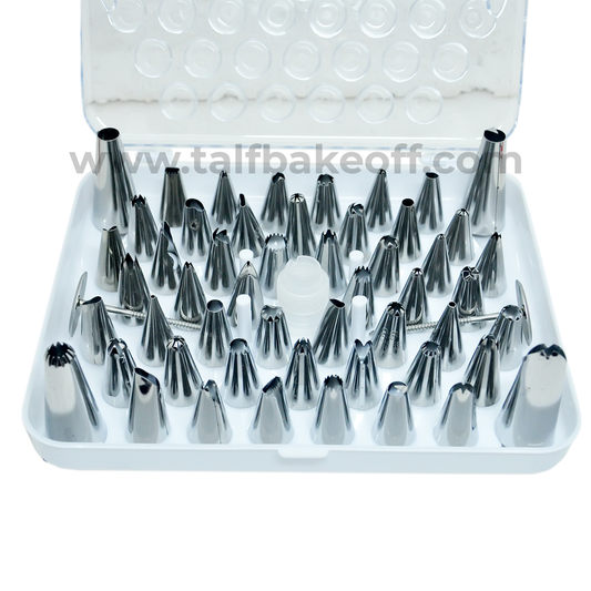Cake Decorating Stainless Steel 52 pc Nozzles Set