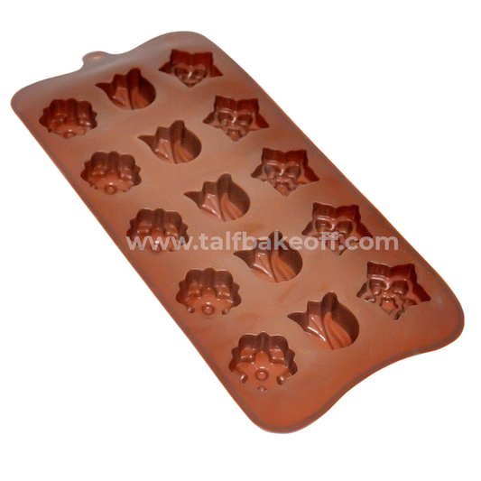 Flower Chocolate Mould | Flexible Silicone Mold | Reusable | Washable |