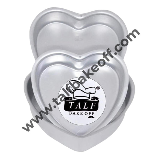 3 Pcs Heart Aluminum Tin |  Mould for OVENS |