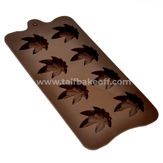Leaf Chocolate Mould | Flexible Silicone Mold | Reusable | Washable |