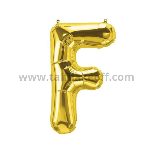 ALPHABET FOIL BALLOON F