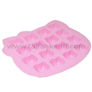 Pink kitty Silicone Mold