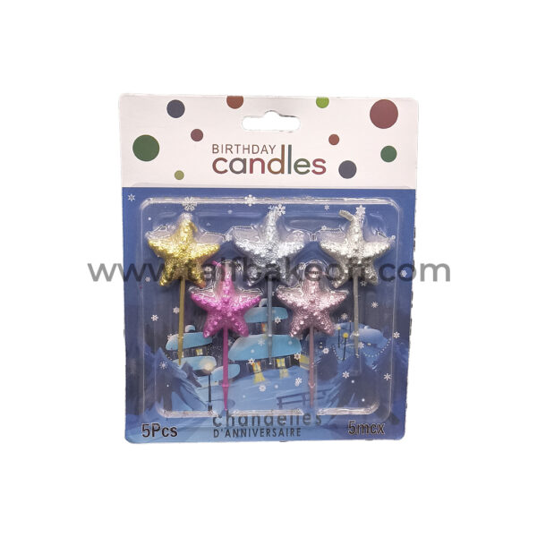 candles, star fish candle, birthday candles