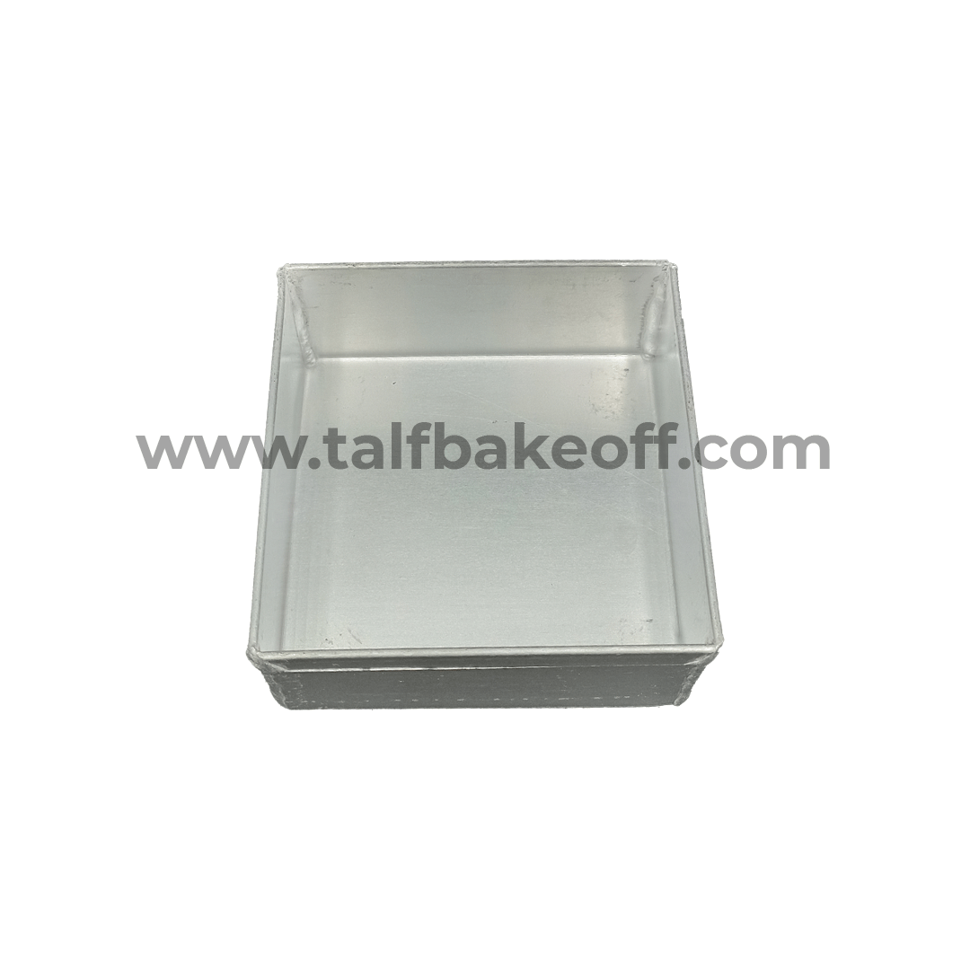5 Inches Talf Aluminium Square Cake Mould Cake Pan Cake Tin Tray