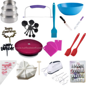 Combo pack of cake making items