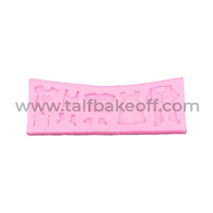 baby clothes mould, silicone mould, cake decoration, fondant